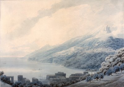 The Gulf of Salerno - Raito from Vietri by John Robert Cozens